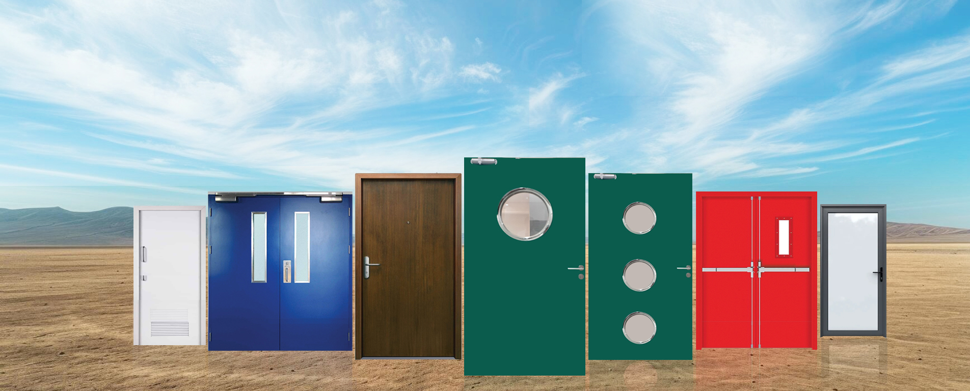 Leading manufacturer of Steel Doors, Fire Doors, Industrial Doors in Chennai